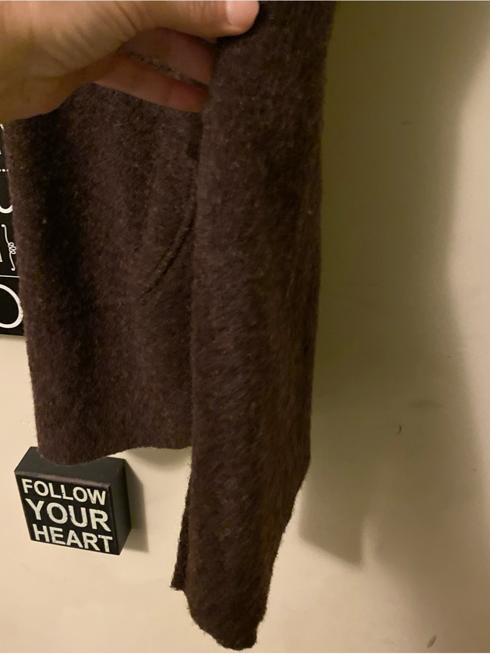 Women's brown sleeveless wrap vest - Picture 5 of 11